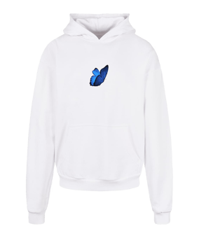 Mister Tee Le Papilloversized Hoody Weiß - weiss