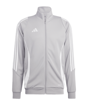 adidas Tiro 24 Trainingsjacke Grau Weiss - grau