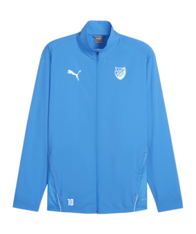 PUMA teamGOAL Sideline Jacke Blau F02