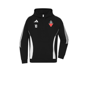 adidas Tiro 24 Hoody Kids Schwarz Weiss