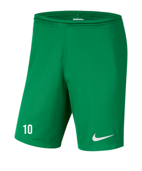 Nike Park III Short Kids Grün F302