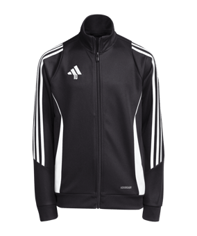 adidas Tiro 24 Trainingsjacke Kids Schwarz Weiss