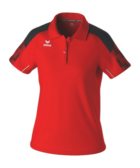 Erima Evo Star Polo Damen Rot - rot