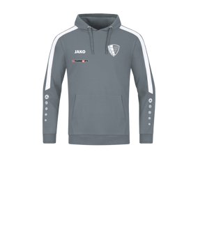 JAKO Power Hoody Kids Grau Weiss F840
