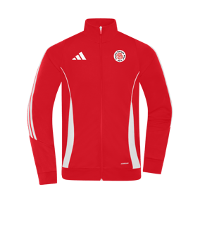 adidas Tiro 24 Trainingsjacke Rot Weiss