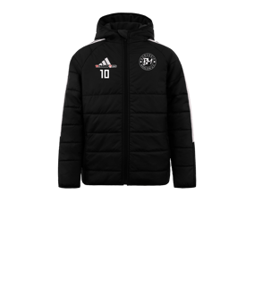 adidas Tiro 24 Winterjacke Kids Schwarz Weiss