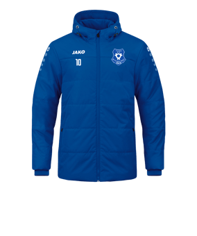 JAKO Team Coach Kapuzenjacke Blau F400