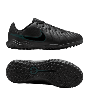 Nike Jr Tiempo Legend X Academy TF Shadow Kids Schwarz F002 - schwarz