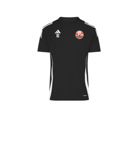 adidas Tiro 24 Trikot Kids Schwarz Weiss