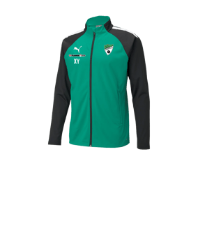 PUMA teamLIGA Trainingsjacke Kids Grün Schwarz F05