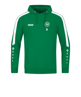 JAKO Power Hoody Grün Weiss F200