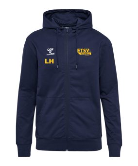 Hummel GO 2.0 Kapuzenjacke Blau F7026