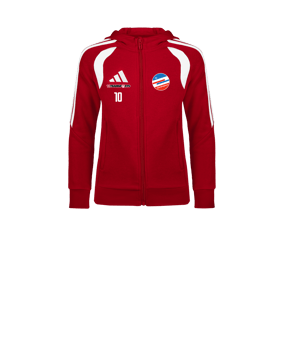 adidas Tiro 26 League Sweat Kapuzenjacke Kids Rot