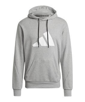 adidas 3B Hoody Grau Weiss - grau