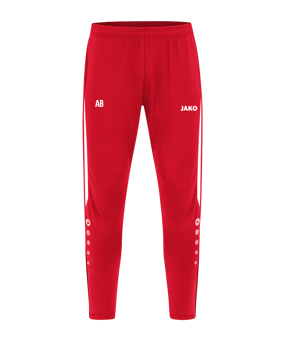 JAKO Power Trainingshose Kids Rot Weiss F105