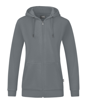 JAKO Organic Kapuzenjacke Damen Grau F840 - grau