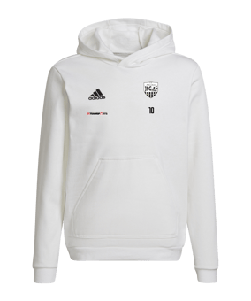 adidas Entrada 22 Hoody Kids Weiss