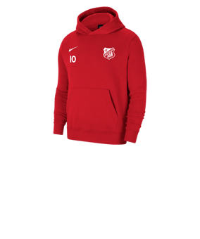 Nike Park 20 Fleece Hoody Kids Rot Weiss F657