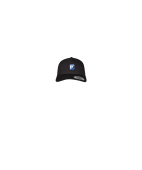 Merch 5 Panel Retro Trucker Cap Schwarz