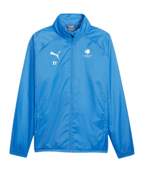 PUMA teamGOAL Allwetterjacke Blau Weiss F02