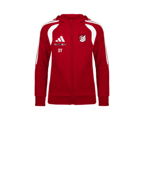 adidas Tiro 26 League Kapuzenjacke Kids Rot