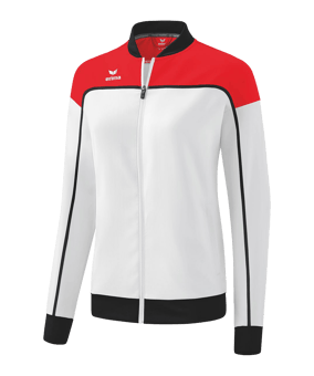 Erima Change by giacca rappresentanza donna  bianco rosso - bianco