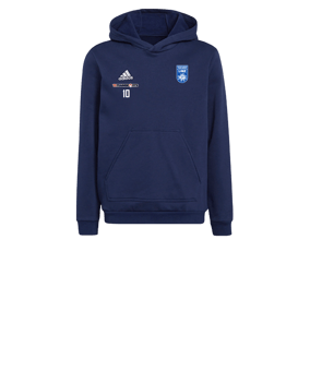 adidas Entrada 22 Hoody Kids Blau