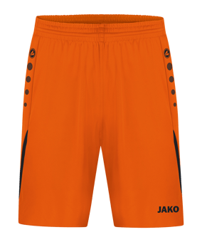 JAKO Challenge Short Damen Orange Schwarz F351 - orange