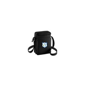 Merch Cross Body Bag Black | #logo4c