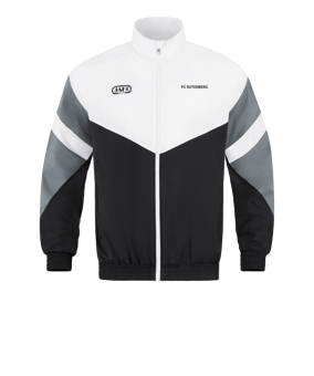 JAKO Retro Freizeitjacke Schwarz Weiss Grau F817