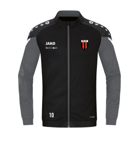 JAKO Performance Polyesterjacke Schwarz F804