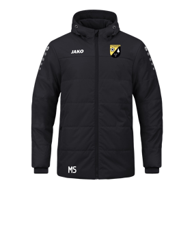 JAKO Team Coach Kapuzenjacke Schwarz F800