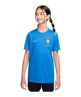 Nike CBF Brésil Formation Enfants Bleu C435 - bleu