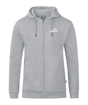 JAKO Organic Kapuzenjacke Grau F520