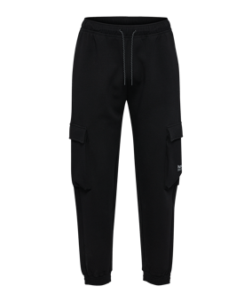 Hummel Tech Fleece Loose Cargo Hose Schwarz F2001 - schwarz