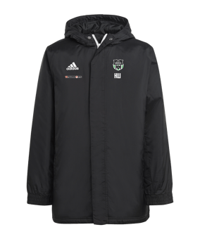 adidas Entrada 22 Stadium Jacke Kids Schwarz