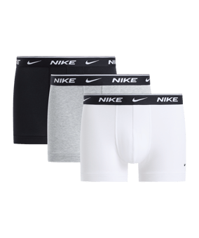 Nike Essential Cotton Stretch Trunk 3 Boxershort Weiß FXYO - weiss