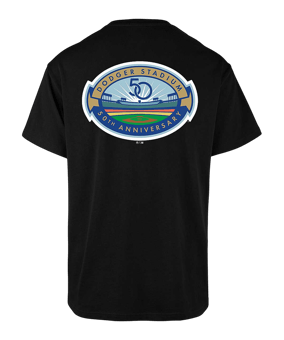 '47 Brand Los Angeles Dodgers Backer 47 ECHO T-Shirt Schwarz - schwarz