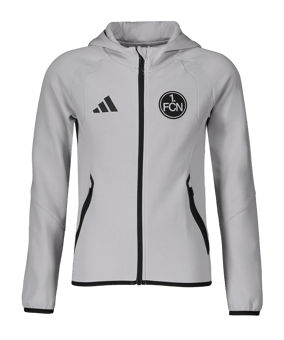 adidas 1. FC Nürnberg Travel Jacke Kids Grau - grau
