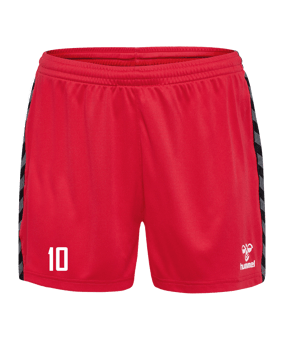 Hummel AUTHENTIC PL Short Damen Rot F3062