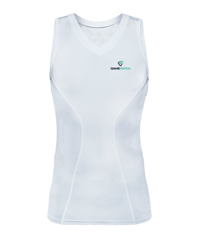 Gamepatch Compressishirt Hemd Weiß - weiss