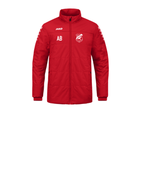 JAKO Team Coachjacke Kids Rot F100