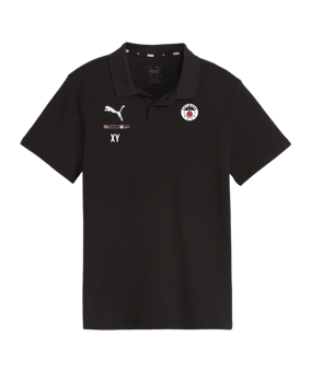 PUMA teamGOAL Casuals Poloshirt Kids Schwarz F03