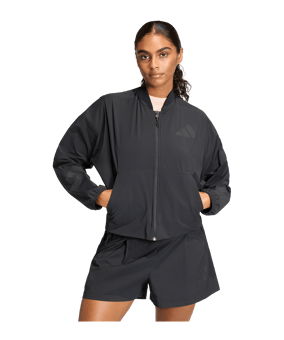 adidas Z.N.E Bomber Jacke Damen Schwarz - schwarz