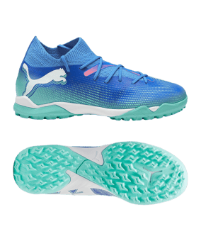 PUMA FUTURE 7 Match + Mid TF Formula Kids Blau Weiss F01 - blau