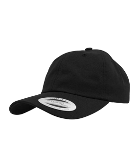 Flexfit Low Profile Twill Snapback Cap Schwarz - schwarz