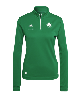 adidas Entrada 22 HalfZip Sweatshirt Damen Grün