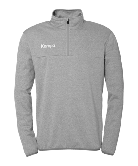 Kempa 1/4 sweatshirt met rits grijs F31 - grijs
