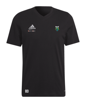 adidas Entrada 22 T-Shirt Schwarz