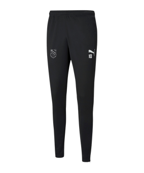 PUMA teamRISE Poly Trainingshose Schwarz F03